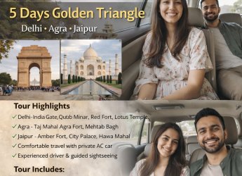 5 Days Golden Triangle Tour | Explore Delhi, Agra & Jaipur