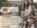 5 Days Golden Triangle Tour | Explore Delhi, Agra & Jaipur